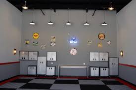 50 Garage Lighting Ideas For Men Cool Ceiling Fixture Designs