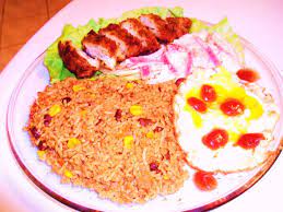 My Homemade Nasi Goreng Sambal Fried Rice Nasi Goreng Sambal Fried Rice Served With Fried Egg And Cucumber Ca Organic Recipes Cucumber Carrot Salad Food
