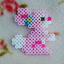 > comment dessiner un oeuf de pâques au compas. 10 Modeles De Lapin A Creer Pour Paques Modeles Hama Perler Bead Art Easter Hama Beads Diy Perler Beads