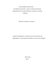 Especialista conversa com a sputnik sobre novo estudo que recomenda que israel investa na imigração da jovem e culta comunidade judaica brasileira. Https Teses Usp Br Teses Disponiveis 8 8158 Tde 12112014 105209 Publico 2014 Deborahhornblastravassos Vorig Pdf