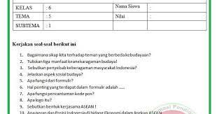 Jumlah soal yang admin ketengahkan. Soal Uh Ph Kelas 6 Tema 5 Kurikulum 2013 Revisi 2018 Guru Maju