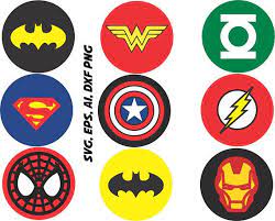Superhero Logos Svg Captain America Ironman Batman Etc In Simbolos De Super Herois Festa De Super Herois Simbolo Pantera Negra