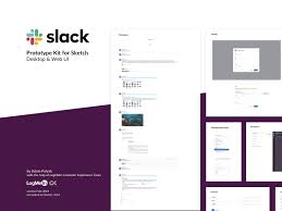 Slack Prototype Kit Sketch Freebie Download Free Resource For Sketch Sketch App Sources Sketch App Freebie Free Design Resources