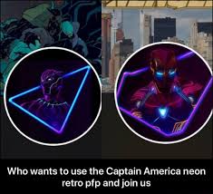 Buy my little pony twilight sparkle augmented reality enamel pin at entertainment earth. Who Wams To Use The Captain America Neon Retro Pfp And Join Us Who Wants To Use The Captain America Neon Retro Pfp And Join Us