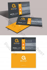 Business cards will always be important because, in a lot of ways, it's like leaving a little piece of yourself behind after you've had a conversation or meaningful. Free Business Card Graphic Design Images Templates Download Pikbest