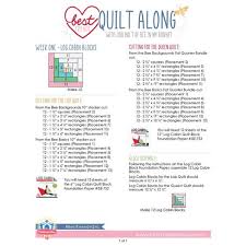 The log would contain information related to age, systolic pressure readings and diastolic pressure readings. Best Friends Sew Along Week One Quilt Pattern Free Pdf Fat Quarter Shop Exclusive Fat Quarter Shop