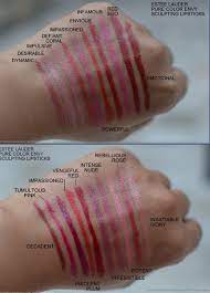 Estee Lauder Pure Color Envy Sculpting Lipsticks Swatches Rouge A Levres Levre