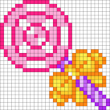 Lollipop Kandi Pattern Perler Bead Art Pony Bead Patterns Perler Bead Patterns