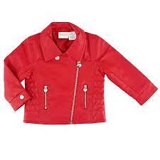 Amy Coe Girls Red Faux Leather Motorcycle Jacket Faux Leather Motorcycle Jacket Jackets Red Leather Jacket