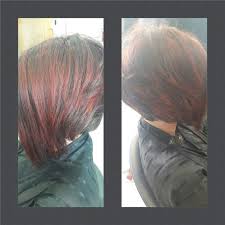 Et je vais en profiter pour aller faire un tour chez le. Portfolio Of Caroline Hirondelle Carre Plongeant Technique Painting Balayage Rouge