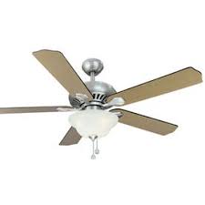 Fan may be installed with or without the light kit. Shop Harbor Breeze Crosswinds 52 In Brushed Nickel Downrod Mount Ceiling Fan With Light Kit And Remo Ceiling Fan Ceiling Fan With Remote Ceiling Fan With Light