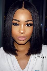 Black Bob Wig With Bangs Human Hair Beautiful As Always Meet Your Dreaming Hair At Evawigs Com Wigs Bobhair Bangs Shorthair Blackhair Christmasgift Chri Hair Styles Wig Hairstyles Human Hair Wigs