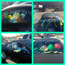 Birthday Surprise For Husband In Car Pin By Victoria Ogan On Crafts Birthday Balloon Surprise Birthday Balloons Birthday Fun
