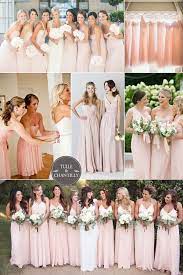Blush Bridesmaid Dresses For Spring Summer Wedding Ideas 2015 Tulleandchantilly Summer Bridesmaid Dresses Wedding Bridesmaid Dresses Bridesmaid