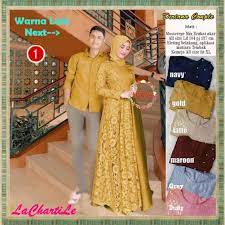 Kesan indah dengan brokat sederhana namun dengan desain yang aggun sangat cocok untuk acara. Couple Batik Kombinasi Brokat Gamis Brokat Terbaru Baju Couple Brokat Lengan Panjang Syari Shopee Indonesia