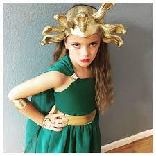 Diy Medusa Kids Costume Kids Costumes Girls Medusa Halloween Costume Cute Halloween Costumes