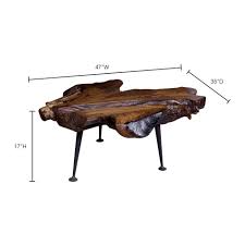 Uttermost warring iron coffee table by uttermost (2) sale. Natural Teak Coffee Table With Cast Iron Legs Products Moe S Wholesale