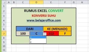 We did not find results for: Membuat Konversi Suhu Rumus Excel Belajar Office