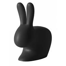 Qeeboo Rabbit Chair Baby Black Qeeboo Chair By Stefano Giovannoni Furniture Home Avvenice