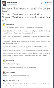 You see that mountain over there? Video Game Developers Album On Imgur