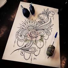 Rose Tattoo Design Idea Mandala With Feminine Mendi Patterns By Dzeraldas Jerry Kudrevicius Tattooist Rose Tattoo Design Rose Tattoo Stencil Tattoo Designs