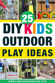 25 Fun Diy Backyard Play Areas The Kids Will Love Fun Loving Families In 2020 Outdoor Kids Play Area Backyard Play Backyard Kids Play Area