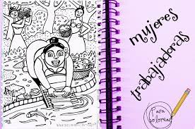 Dibujo De Mujeres Trabajadoras Para Colorear Manualidades Infantiles