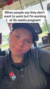 If i can do it… you can too. #fypシ゚viral #foryou #pregnant #36weekspregnant  #work #dominos