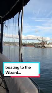 Boating over to the Wizard at Fisherman's Terminal terminal. time to take  this electric boat from Fisherman's to Lake union. #coastguard  #coastguardlife #healy #icebreaker #drydock #coastie ...