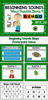 Engage Students With This Fun Interactive Sounds Game In This Bingo Game Students Are Matching Images With Letter Sounds This Set Includes 34 Bingo Obuchenie