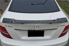 Mercedes Benz W204 C63 Amg Carbon Fiber Rear Spoiler Reentech Design 1 Mercedes Mercedes Benz Benz