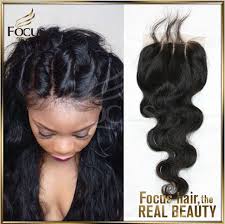 Free Style Middle Part 3 Way Lace Closure Silk Closure Focus Hair Human Hair Pieces Hair Pieces Bleached Hair