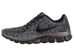 Black And White Leopard Print Shoes Leopard Print Nikes For Women Nike Wmns Free Run 5 0 V4 Leopard Sneaker Bar Detroit Cheetah Print Shoes Leopard Print Nikes Leopard Nikes