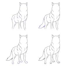 1001 Astuces D Artiste Pour Apprendre A Realiser Un Dessin De Loup Comment Dessiner Un Loup Loup Dessin Dessin De Loup
