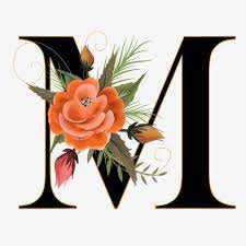 Floral Alphabet M With Flower Font Made Of Paint Floral And Leaf Watercolor M Clipart Floral Alphabet Alphabet Flowers Png And Vector With Transparent Backgr Floral Painting Flower Background Design Alphabet
