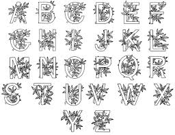A Pinch Of Everything Illuminated Manuscripts Lettering Alphabet Printable Alphabet Letters Alphabet Letters Images