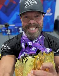 Triple gold! 🥇🥇🥇 Blessed with a successful purple belt debut at OC Fall  Open this weekend. I secured victories in the heavyweight division in both  gi, NoGi and had enough left in