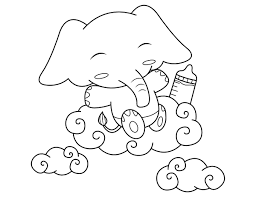 The spruce / wenjia tang take a break and have some fun with this collection of free, printable co. Printable Baby Elephant Coloring Page
