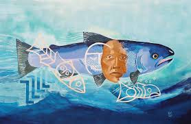 Jan 29, 2021 · fantasy football tips: Salmon Spirit In Blue Photograph By Roger Fernandes Lower Elwha Tribe