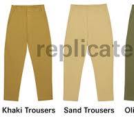 WW2 German DAK (Duetsche Afrika Korp) trousers - Khaki, Sand, and Olive Variants