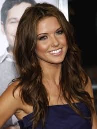 The ones that brought her into the limelight were the garden sari and the pepsi ad. Chocolate Brown Hair Blue Eyes Picture Loose Curls Hairstyles Audrina Patridge Hair Hair