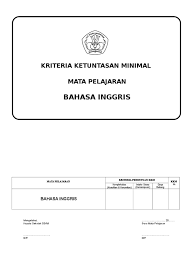 Check spelling or type a new query. Kkm Bahasa Inggris Kelas 3 Semester 1