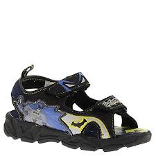 Amazon Com Dc Comics Batman River Sandal Boys Toddler Sandal Shoes Toddler Sandals River Sandals Athletic Sandals