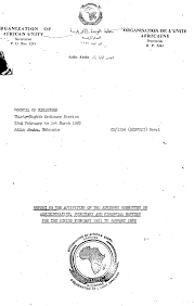 ORGANIZATION OF AFIUCAN UNITY --.. -