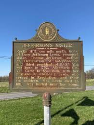 Jefferson's Sister Historical Marker