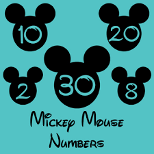 Free Free 97 Disney Numbers Svg SVG PNG EPS DXF File