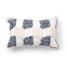 Comfy, cozy knits are the key to creating the ultimate relaxed living space. 12 X20 Pisa Cut Embroidery Diamonds Decorative Throw Pillow Navy White Surefit Target