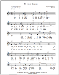 o holy night sheet music with a step by step chord theory