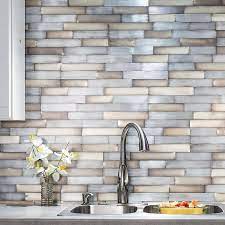 Peel And Stick Tile Self Adhesive Metal Wall Bath Kitchen Backsplash Silver Gold Wall Tiles Ideas Of Stick On Tiles Peel And Stick Tile Gold Tiles Kitchen