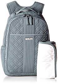 Vera Bradley Backpack Baby Bag Microfiber In Charcoal Gray Lyst